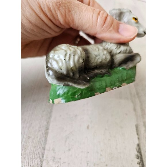 Vintage Italian donkey nativity village Xmas decor - Picture 7 of 10